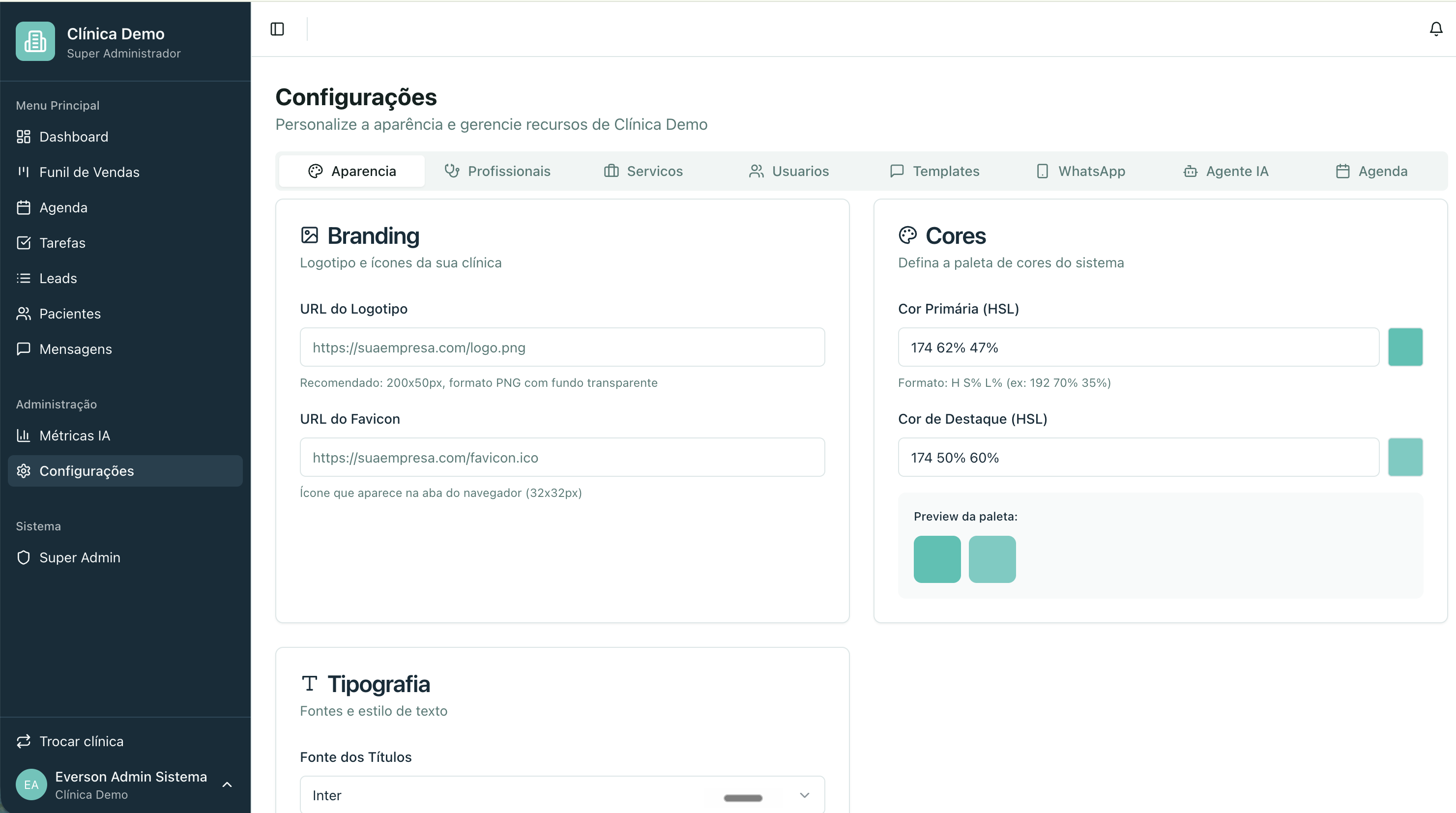 CRM — personalização